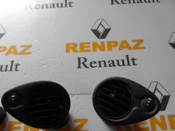 RENAULT CLİO 3 YAN HAVALANDIRMA IZGARALARI SİYAH SAĞ/SOL 2 Lİ TAKIM
