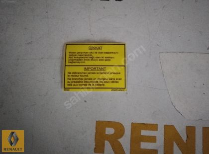 R9/12/TOROS MOTOR İÇİ YAPIŞTIRMA ETİKET ORJINAL