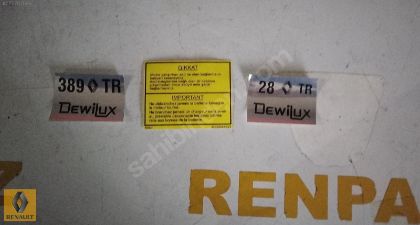 R9/12/TOROS MOTOR İÇİ YAPIŞTIRMA ETİKET ORJINAL          